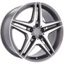 18" AMG Mercedes Type Grey Alloy Wheels Audi Seat Skoda Mercedes VW 5x112 Image 2