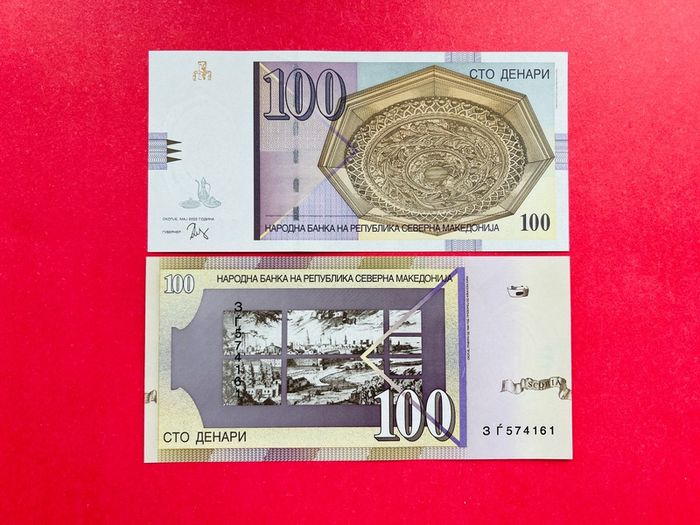Macedonia   100   Denari   2022   Pick  29a  ( Uncirculated )