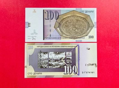 Macedonia   100   Denari   2022   Pick  29a  ( Uncirculated )