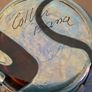 Colver France art glass, signed, iridescent blue, collectors item, vase Image 4