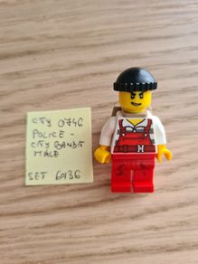 lego cty0746 city bandit male, set 60136