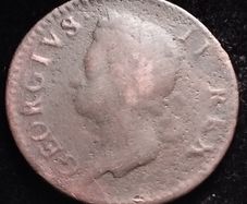 #441 - Hibernia - Ireland - 1753 - Half Penny