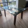 Calligaris Lavente glass dinning table Image 7