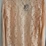 Ladies Blush cardigan with detail back Image 2