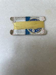 Vintage French gold thread