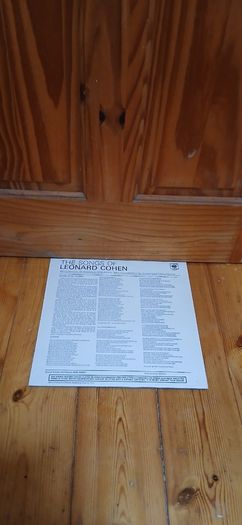The Songs Of Leonard Cohen - LP - CBS Records - 1967