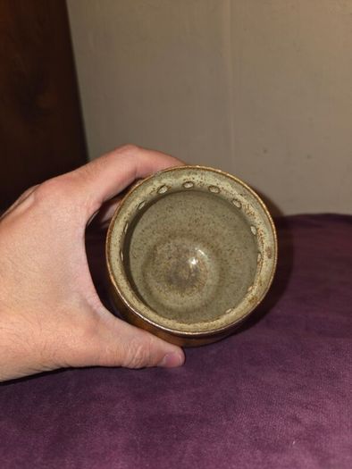 Vintage Sissinghurst Stoneware pottery Jar with lid
