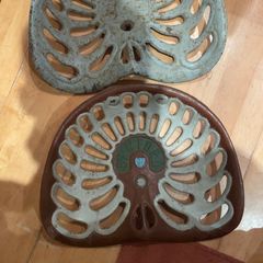 Vintage tractor seats