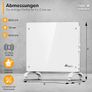 Glass Convector Electric Heater 1500 Watt  FREE DELIVERY Image 4