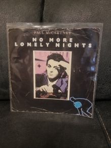Paul McCartney . No More Lonely Nights 7 inch Vinyl Single Record 1984