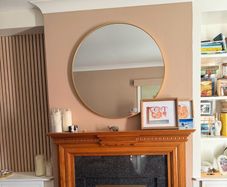 Gold Circular Mirror
