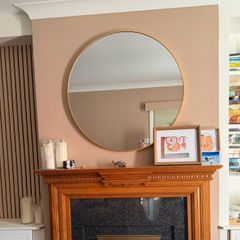 Gold Circular Mirror