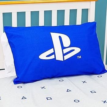 PlayStation Official Duvet Cover Layer Design | Reversible 2 Sided Bedding Duvet Cover, Pillow Case Included