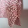 jumper...pink and white cotton v-neck  jumper Image 3