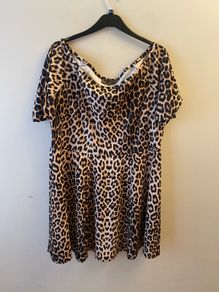 Leopard print dress (size 22)