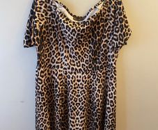Leopard print dress (size 22)