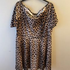 Leopard print dress (size 22)