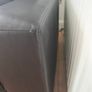2 Seater Dark Brown Leather Sofa Image 8