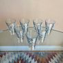 7 Mid Century "Italian Brunch" Crystal Glasses, 100ml, Short Cocktail Image 5