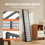 Room Divider, 4 Panel Japanese Room Divider, Wood Folding Privacy Screen Indoor, Japanese Partition Dividers Portable Decoration Screens, for Room Separation Home Office Restaurant & Bedroom Image 5