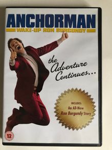 Anchorman: Wake Up, Ron Burgundy: The Lost Movie [2004] Will Farrell, Christina Applegate, David Koechner, Steve Carell & Paul Rudd [Movie DVD]
