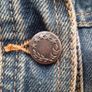 Vintage Cabbages and Roses Denim Jacket Image 9