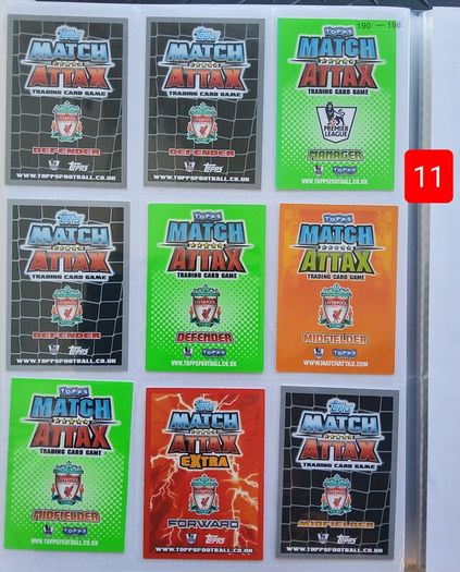 Liverpool Football Cards (116 Players)