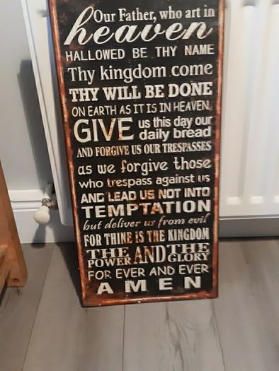 metal sign