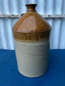 Stoneware jar