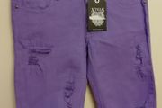 Ladies Atticus Shorts Denim Style Violet New With Tags Size 10, Waist 28 Inches Payment by Paypal or Revolut