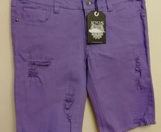 Ladies Atticus Shorts Denim Style Violet New With Tags Size 10, Waist 28 Inches Payment by Paypal or Revolut