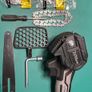 6" Cordless Mini Chainsaw Kit + 3 Batteries + 3 Chains Image 4