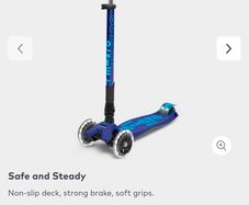 Maxi Micro 3 wheel foldable scooer LED wheels