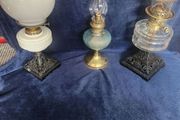 Victorian working oil lamps