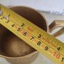 Vintage Engraved Brass Metal Cup Mug Wine Glass Made in India Image 8