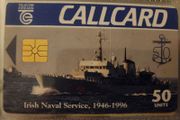 Irish Naval Service callcard