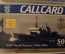 Irish Naval Service callcard