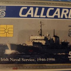 Irish Naval Service callcard