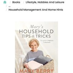 Mary's  Household Tips and Tricks by Mary Berry
