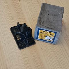 Record 722 router plane, boxed