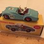 Dinky 111. Triumph TR2 sports car. In box, perfect condition. Image 2