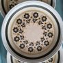 3 x Vintage Stoneware Plates Image 2