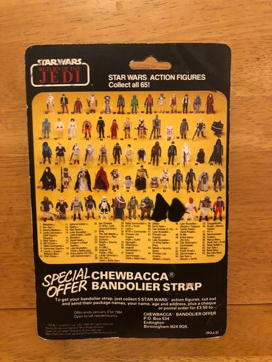Vintage Star Wars Gamorrean Guard Carded
