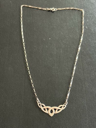 silver necklace