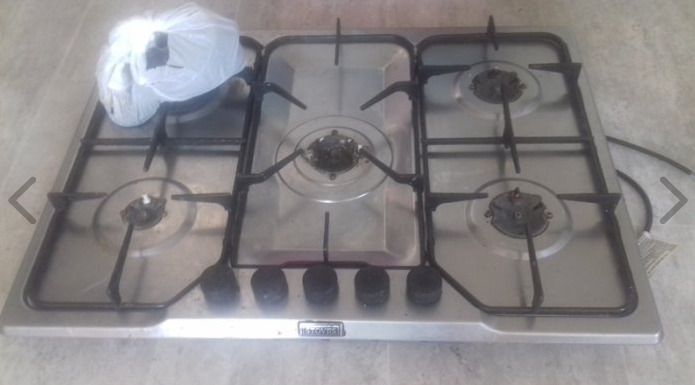 Stoves 5-burner gas hob - stainless steel