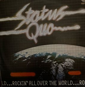 Status Quo. Rare Rhodesian release Rockin all over the world. Vinyl is nm and sleeve is vg