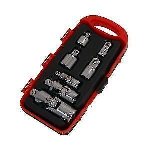 7pc Adaptor & Universal Joint Set Converter in Carry Case Neilsen CT3243