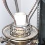 Beautiful Antique Oil Brass Standard Lamp with intricate decorative details, Converted to Electric Image 5