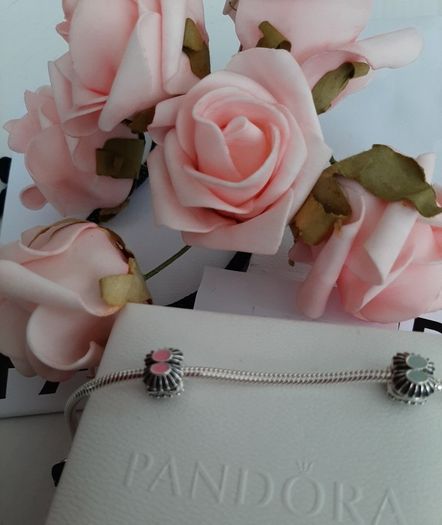 Brand new genuine Pandora sterling silver charm clips