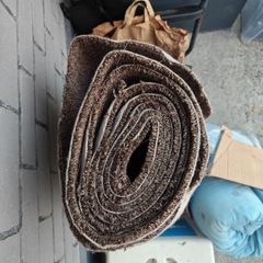brown carpet cut off